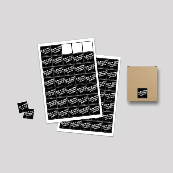 Square Paper Stickers