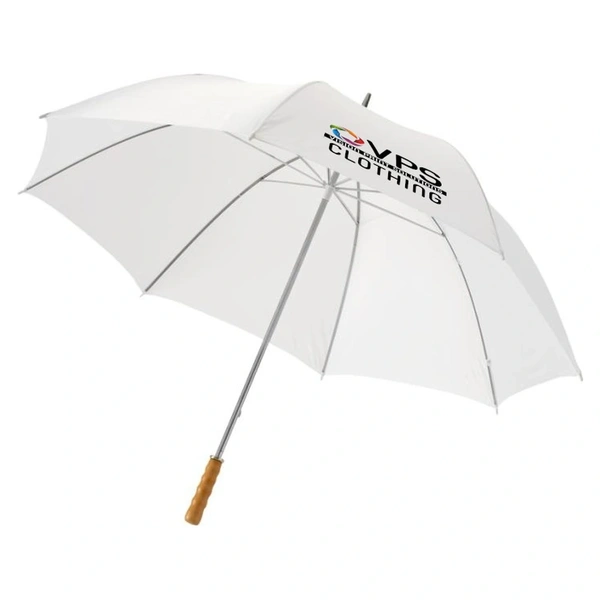 Branded golf umbrella - White
