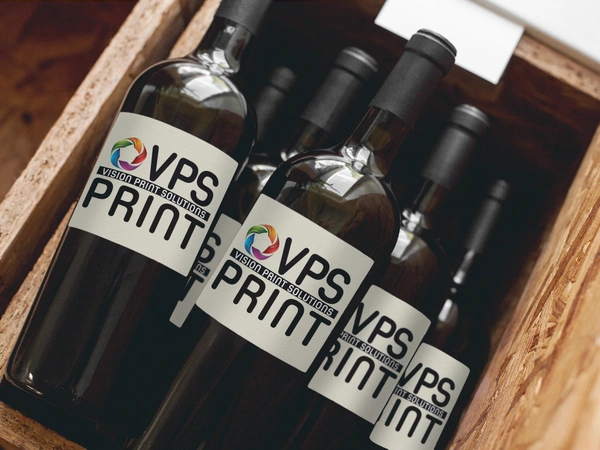  Label Of A Set Of Wine Bottles Stacked In A Wooden Container 